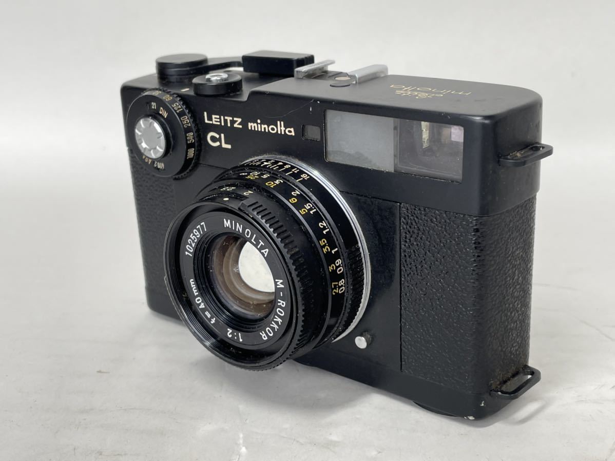 ジャンク/返品不可 LEITZ MINOLTA CL M-ROKKOR 40mm F2 #i44360 j3 CL LEITZ minolta レンジファインダーカメラ ライツミノルタ 第7回フィルムカメラを始めよう！ファースト