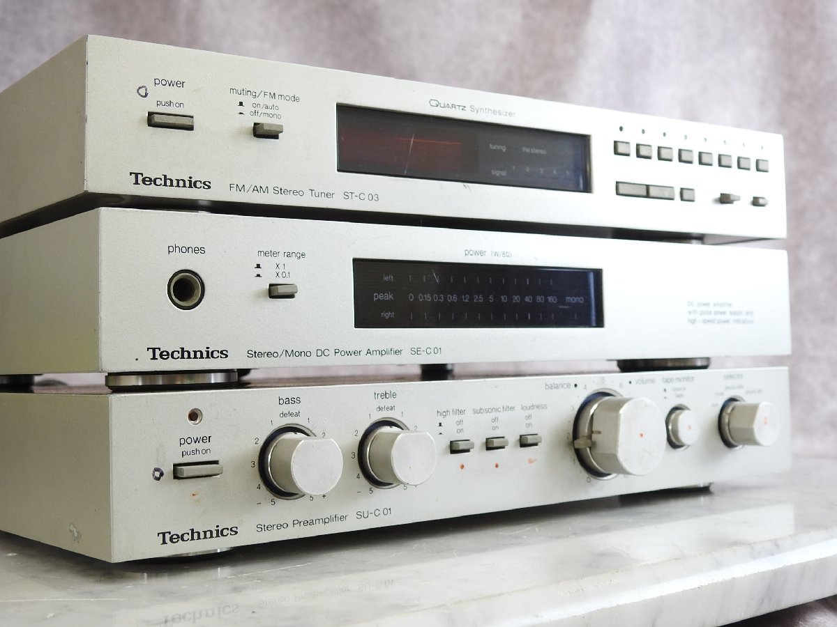 Technics ⁄ - 公式通販 SE-C01 ST-C01 SU-C01 アンプ SU-C03 FM⁄AM