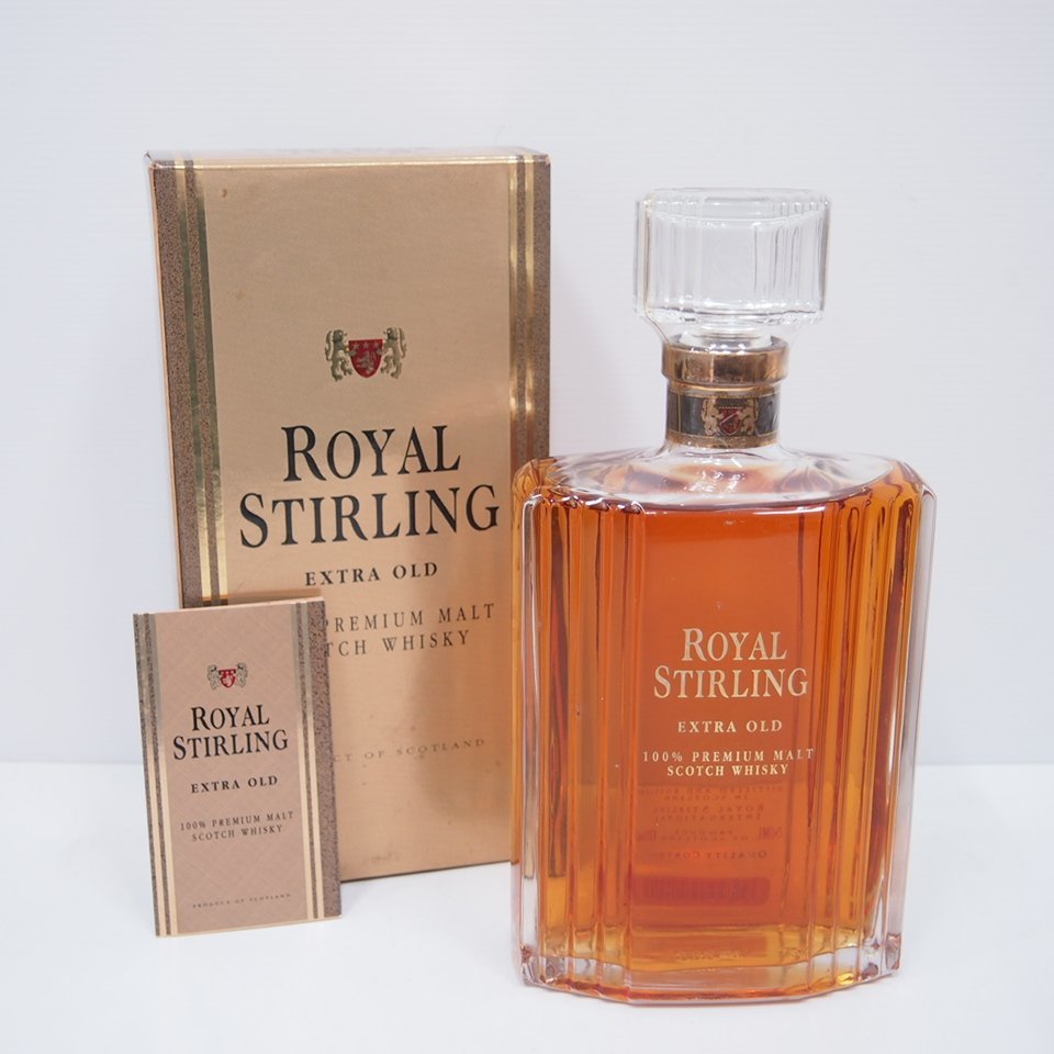 G25024HE4R ROYAL STIRLING EXTRA OLD ロイヤル スターリング エクストラ オールド スコッチ ウイスキー 箱有 750ml 43％ 古酒 未開栓