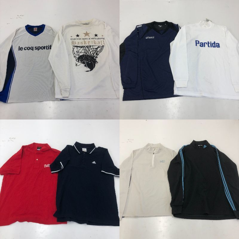 【1円~】スポーツ系 衣類 メンズ L サイズ 大量まとめ 現状品 ジャージ ウェア 長袖 シャツ 上のみ 下のみ 他※傷みあり【中古品】 メンズ | 大きいサイズと大きい服のメンズ通販ビッグエムワンAS1006 高品質 アンダーシャツ 汗をかいてもさらっと快適吸汗速乾