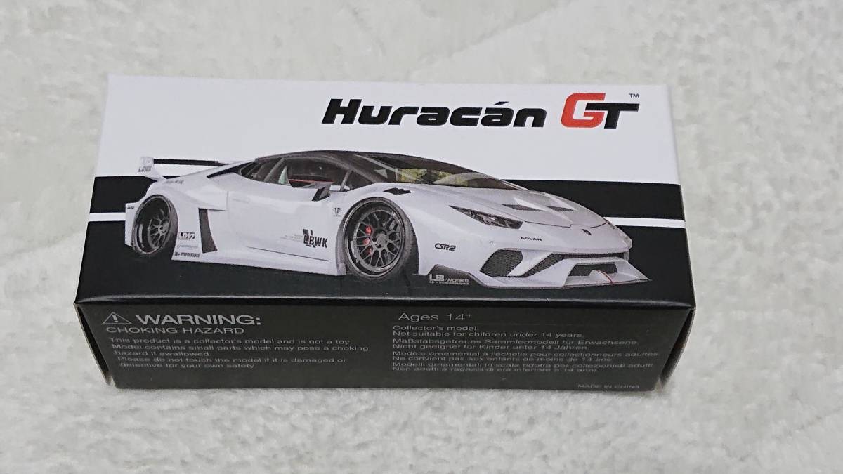 激レア　MiNiGT LBWORKS ランボルギーニウラカン　オートサロン限定 オートサロン限定】MINI GT 1/64 LBWKランボルギーニウラカンGT（白