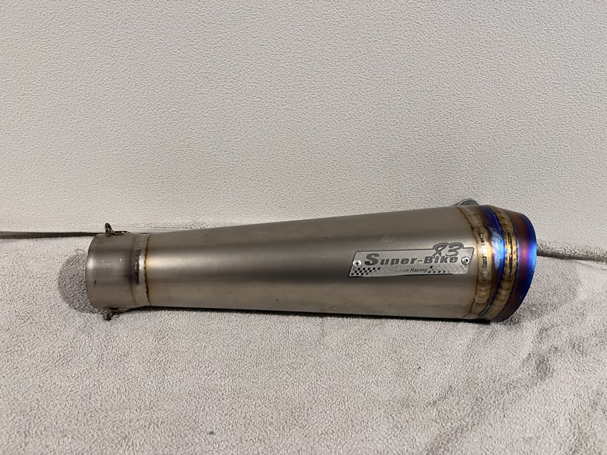 1円スタート 左出し 汎用 スーパーバイク ワンオフ モトGPメガホン