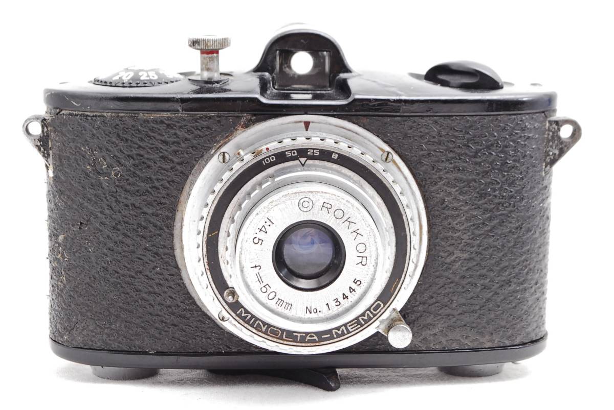 MINOLTA-MEMO ROKKOR 1:4.5 50mm ミノルタ メモ 品質保証，大人気】 ☆超レア！ 実用品 基本動作OK☆ ミノルタ MINOLTA
