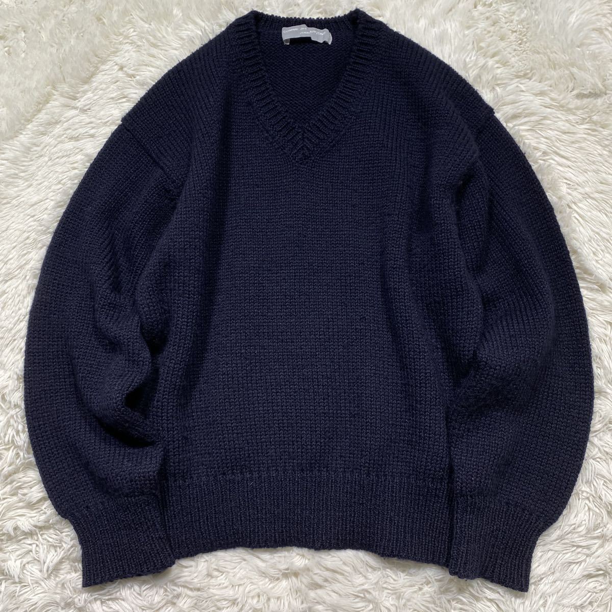 大人気，限定SALE COMME des GARCONS コムデギャルソンオム 80s AD1989 川久保オム 厚手 ニット セーター ヴィンテージ オーバーサイズ(セーター)｜売買されたオークション情報、yahooの商品情報をアーカイブ公開 - オ 男性用