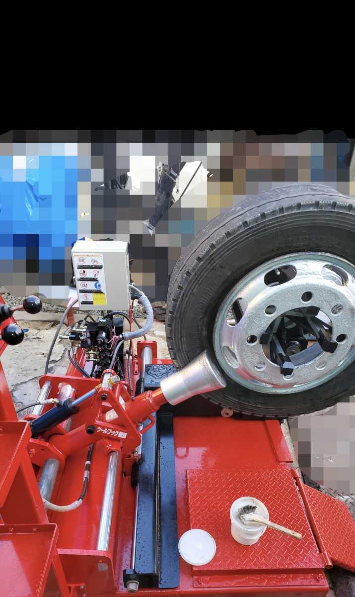 大型タイヤチェンジャー　小野谷機工　東洋精機　エイワ　タイヤチェンジャー　200V　エアージャッキ　ブリジストン　ヨコハマ　アルコア_6