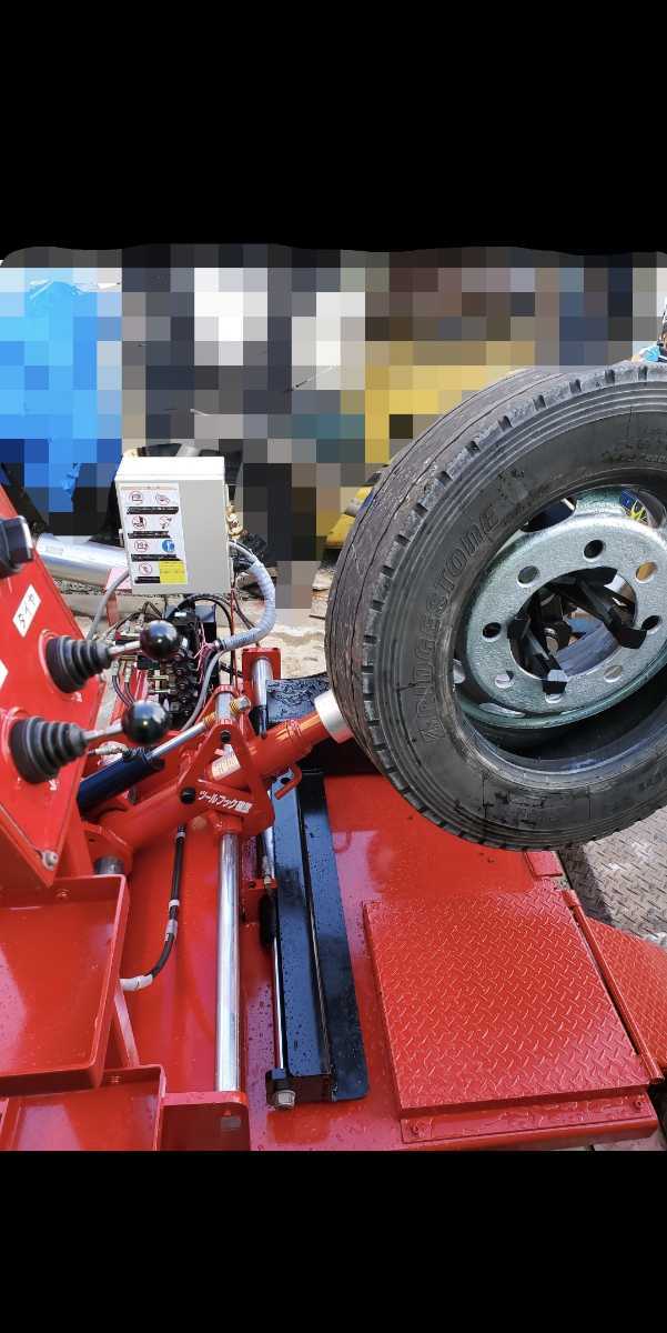 大型タイヤチェンジャー　小野谷機工　東洋精機　エイワ　タイヤチェンジャー　200V　エアージャッキ　ブリジストン　ヨコハマ　アルコア_7