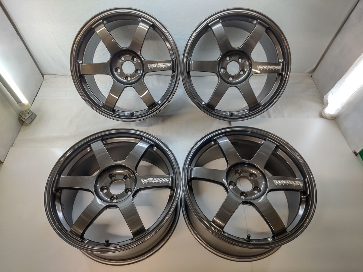 6322 18インチ レイズ VOLK レーシング ホイール 各2本 TE37 SAGA 9.5J 