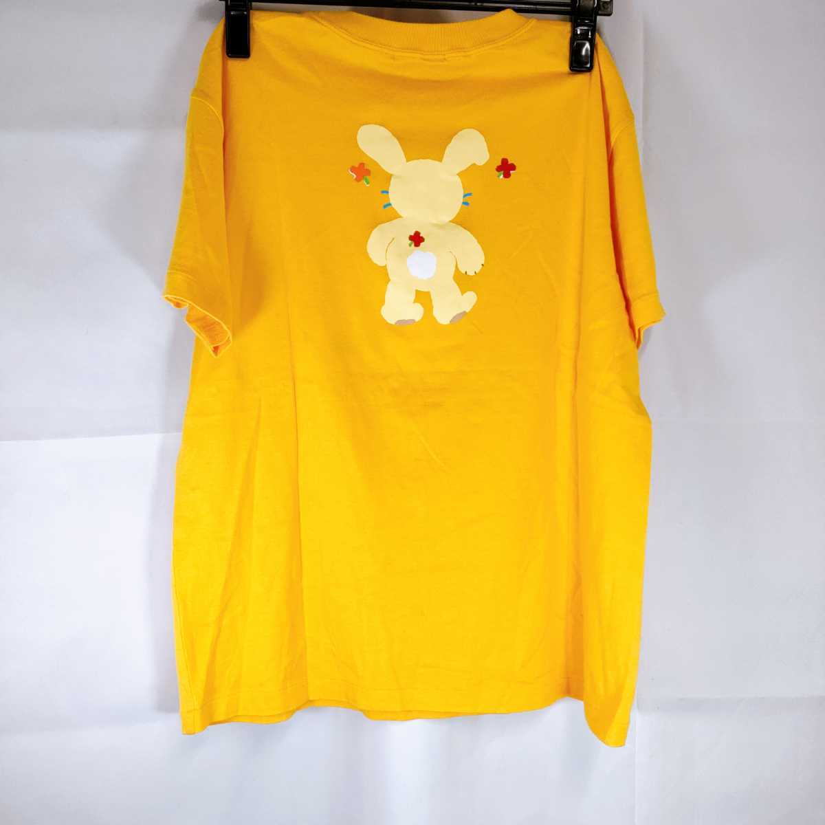 familiar ファミリア Tシャツ カットソー 半袖 シャツ イエロー うさぎ