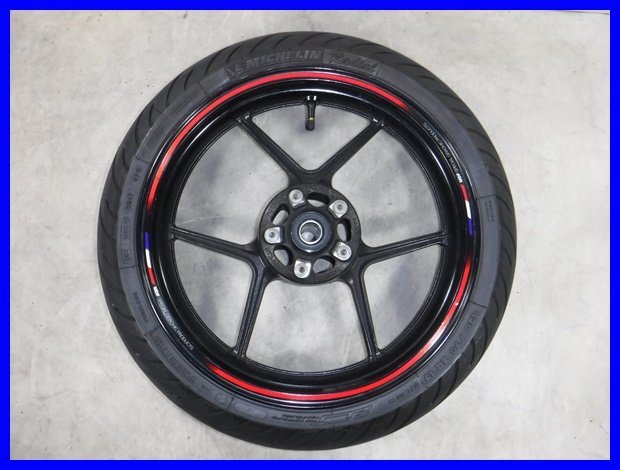  8C82 ZX-10R ZXT00E フロントホイール タイヤ 山あり 140(フロント)｜売買されたオークション情報、yahooの商品情報をアーカイブ公開 - オークファン カワサキ用