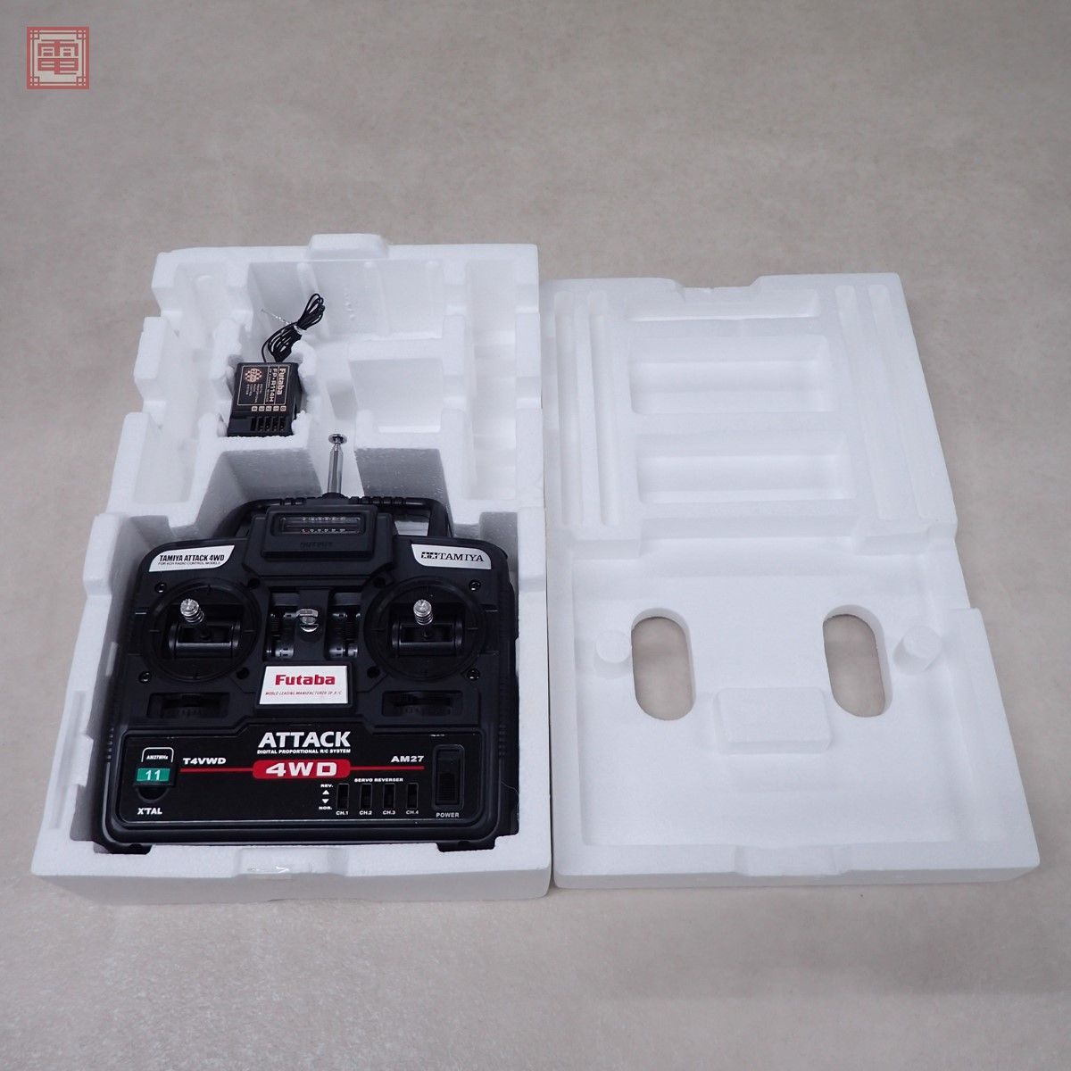 フタバ ATTACK 4WD T4VWD AM27 送信機 プロポ/FP-R114H 受信機 計2点