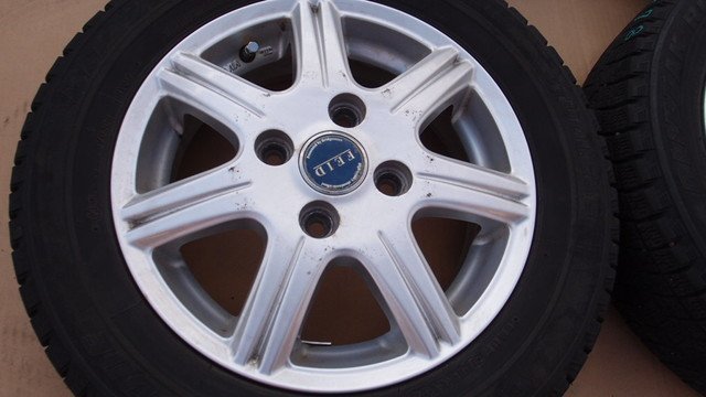 スバル | 適合車種:スバル R2（スタッドレスタイヤ・ホイールセット｜タイヤ R2(RC系)2013- WINTER ダンロップ MAXX 155&frasl;65R13 ☆スバル 純正アルミホイール スバル純正ホイール MINILITE ミニライト 公式通販 パレットで使用
