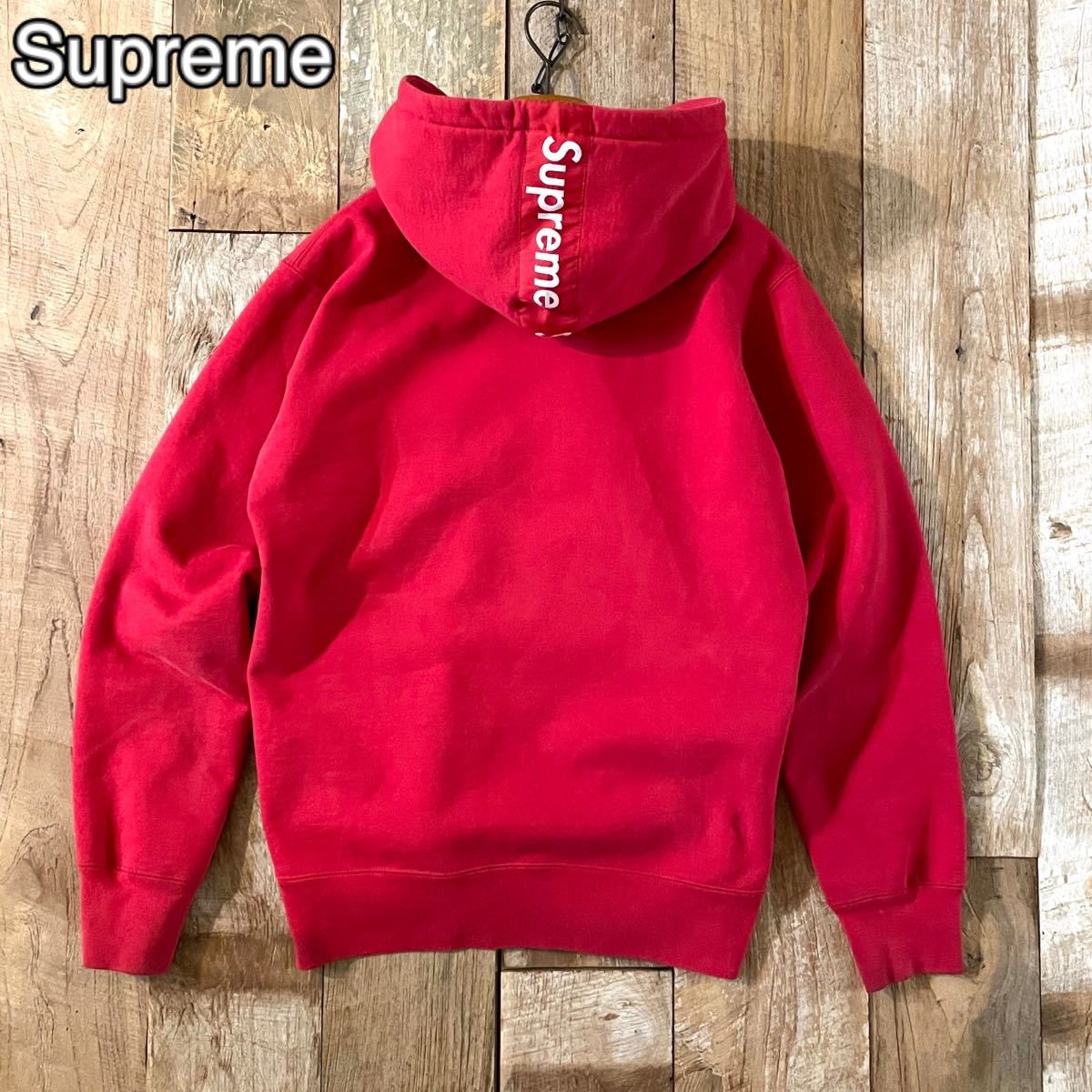 爆買い，人気SALE Supreme シュプリーム テープロゴ ジップアップ パーカー M HOODIE 14AW スウェットパーカー(パーカ)｜売買されたオークション情報、yahooの商品情報をアーカイブ公開 - オークファン 男性用