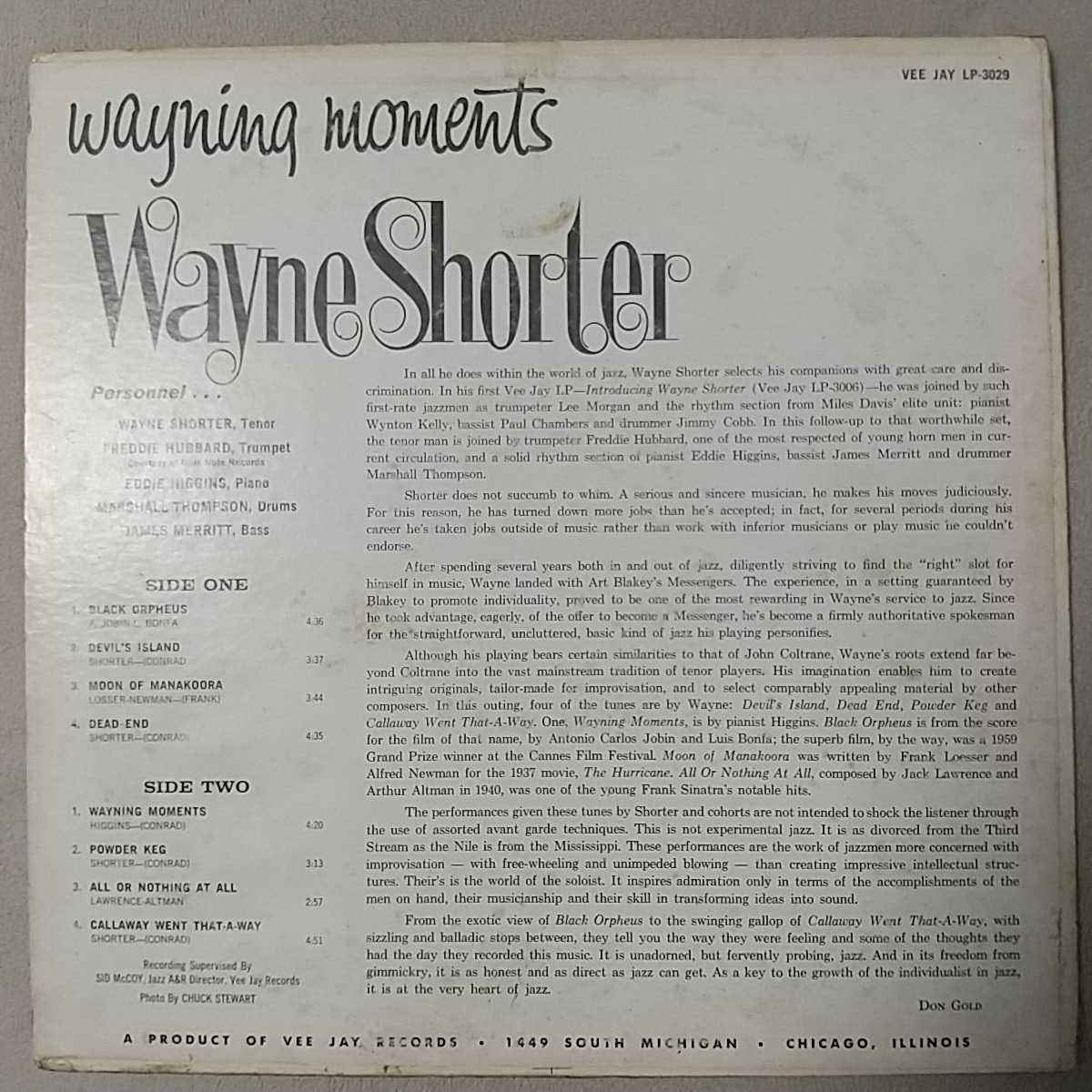 Wayning Moments Wayne Shorter – | Vinyl (Take .com Music 2) Album