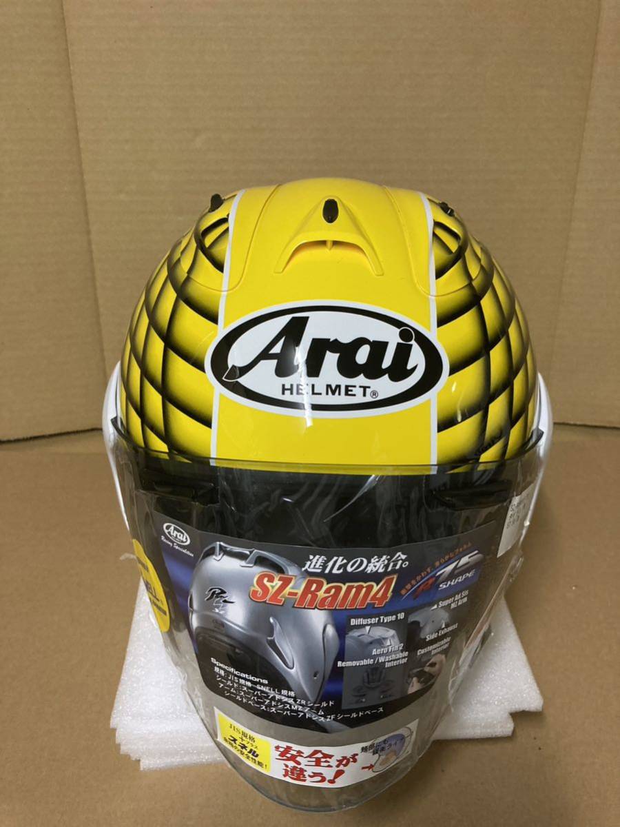 希少品 Arai SZ-RAM4 Taira REPLICA YELLOW LIMITED EDITION 57-58 S/N 