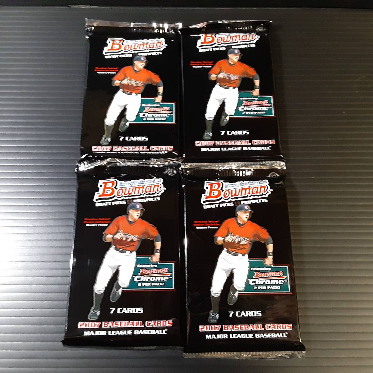 2007 bowman draft picks 未開封 パック 4個 まとめ セット カード MLB card 野球_1