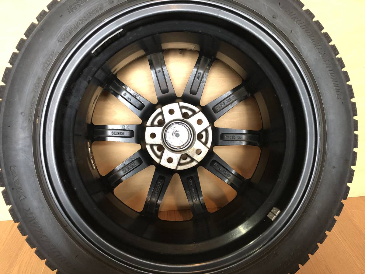 ☆BS VRX2 235/45R17☆4本セット☆5ZIGENホイールFIREBALL RR(マット