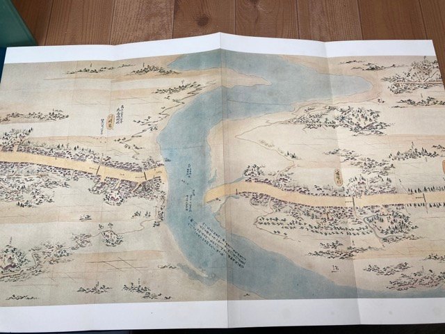 Yahoo!オークション 「東海道分間延絵図」古地図 (古書、古文書