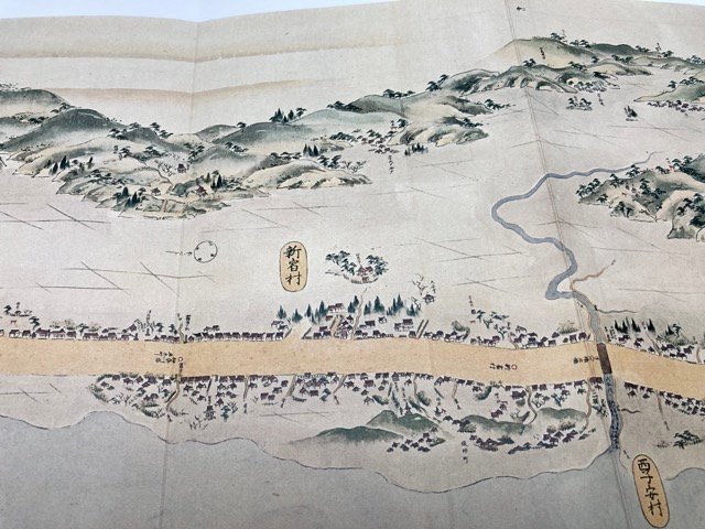 Yahoo!オークション 「東海道分間延絵図」古地図 (古書、古文書