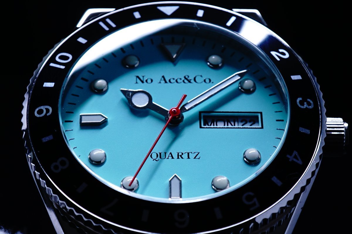 1円×3本No Accessory&Co/No Acc&Co三代目逆輸入モデル/BLACK×Tiffany 