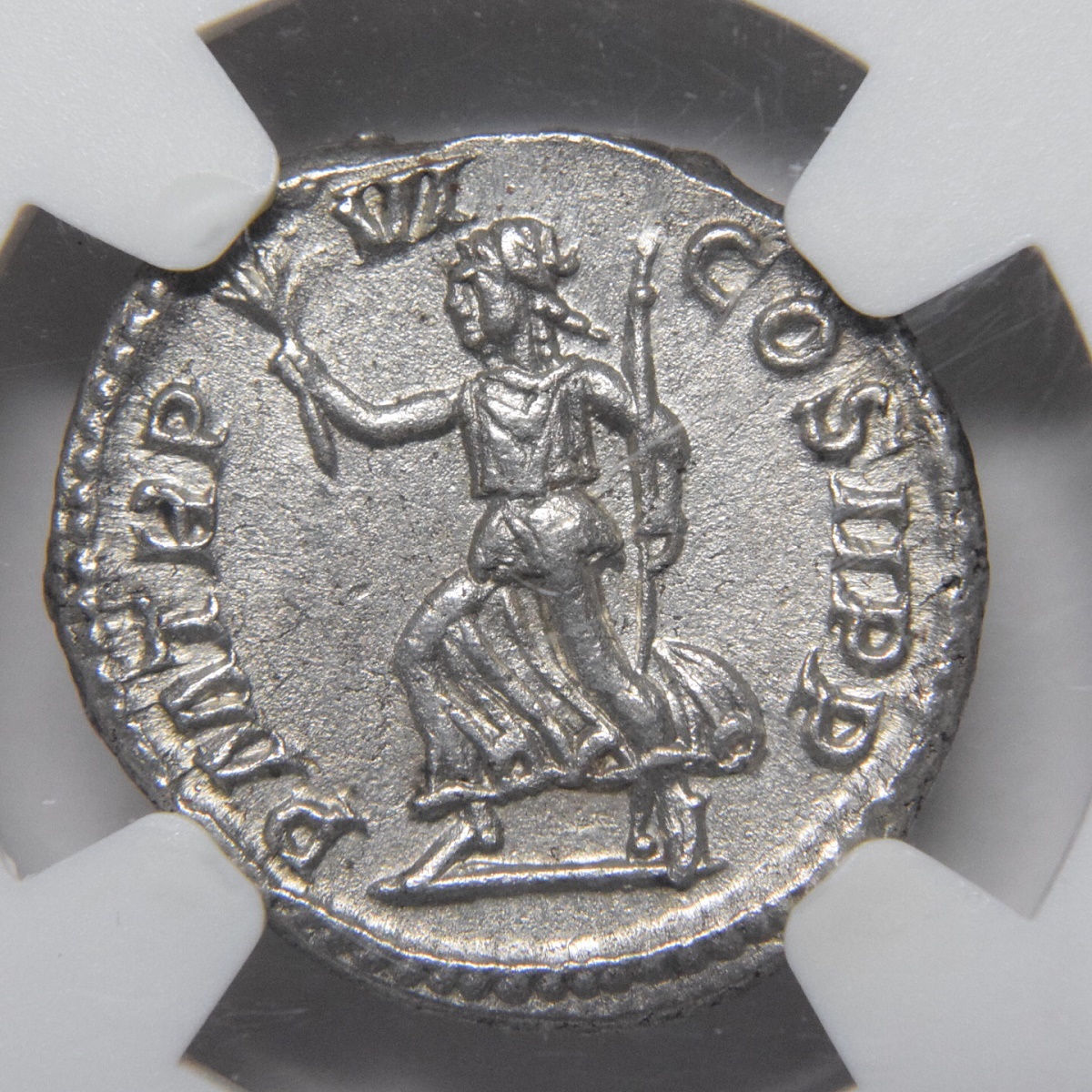 高鑑定！◇古代ローマ帝国 デナリウス銀貨 アレクサンデル・セウェルス 