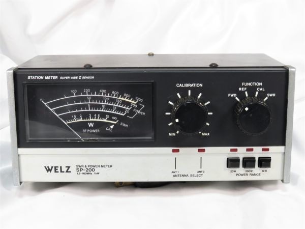  WELZ SP-200 1.8-160MHz MAX1KW SWR＆パワー計(アクセサリ)｜売買されたオークション情報、yahooの商品情報をアーカイブ公開 - オークファン アクセサリ