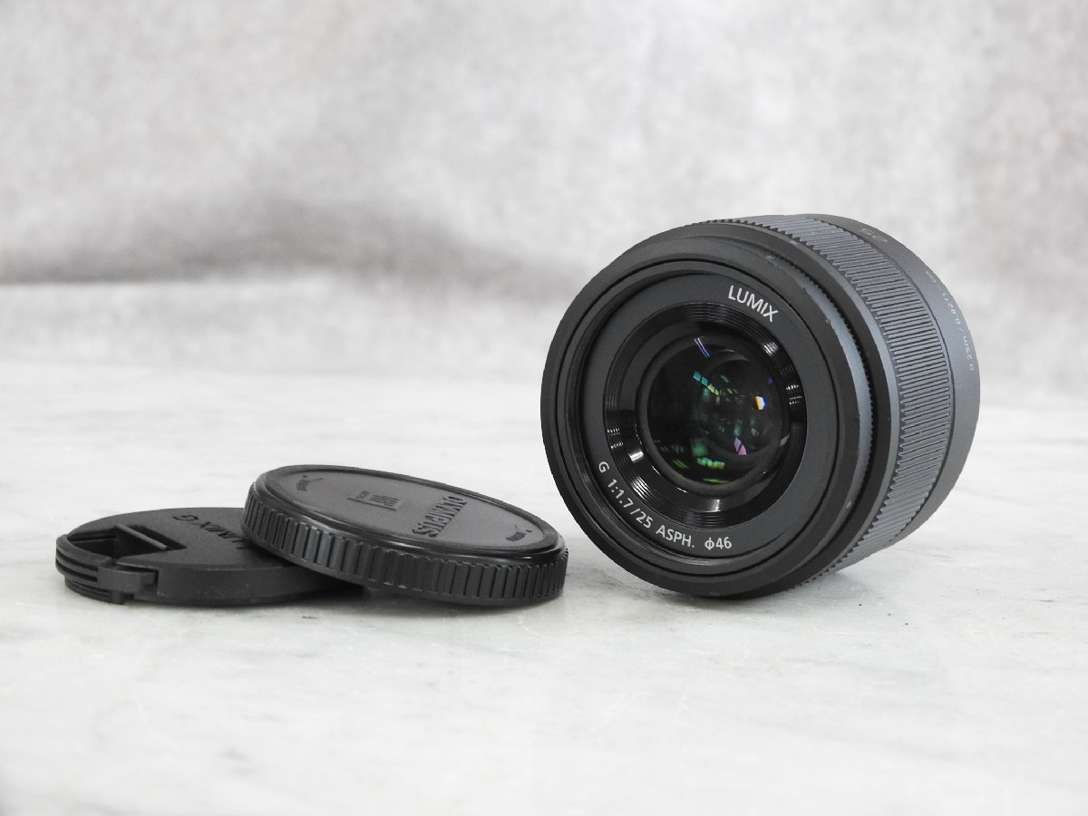 ☆ LUMIX ルミックス G 25mm/F1.7 ASPH H-H025 カメラレンズ ☆中古☆ G