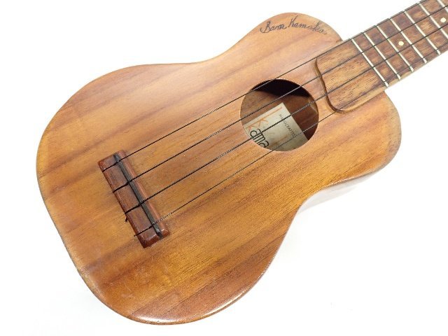 Kamaka カマカ ソプラノウクレレ ホワイトラベル ハードケース付き ∩ 68A54-1
