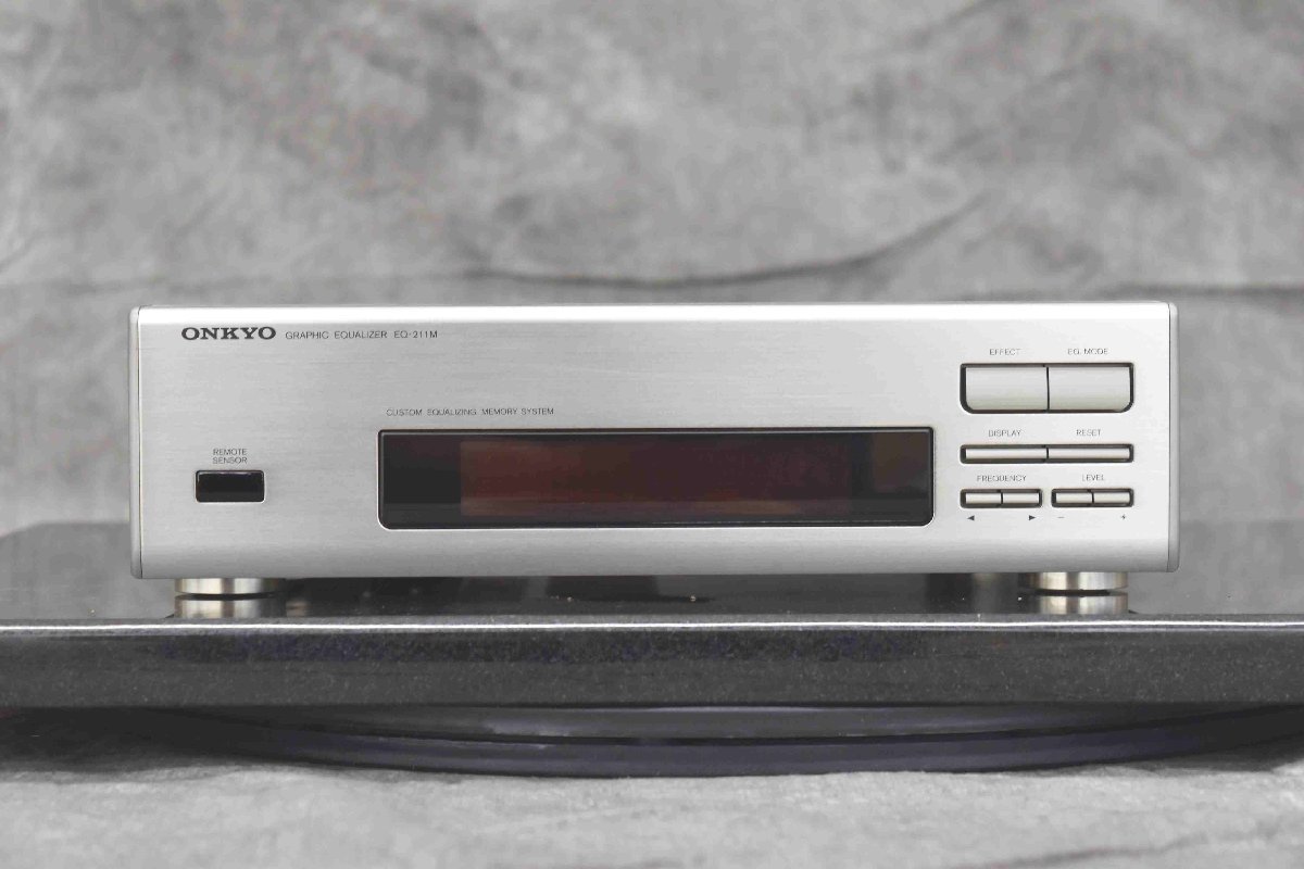 F☆ONKYO オンキョー EQ-211M グラフィックイコライザー ☆中古 F☆ONKYO オンキョー EQ-211M グラフィックイコライザー ☆中古