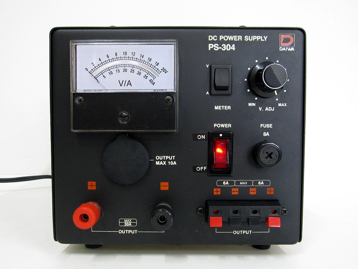 DAIWA 安定化電源 PS-304 本体　ジャンク品 ジャンク品扱い ダイワ PS-304 安定化電源（30A）