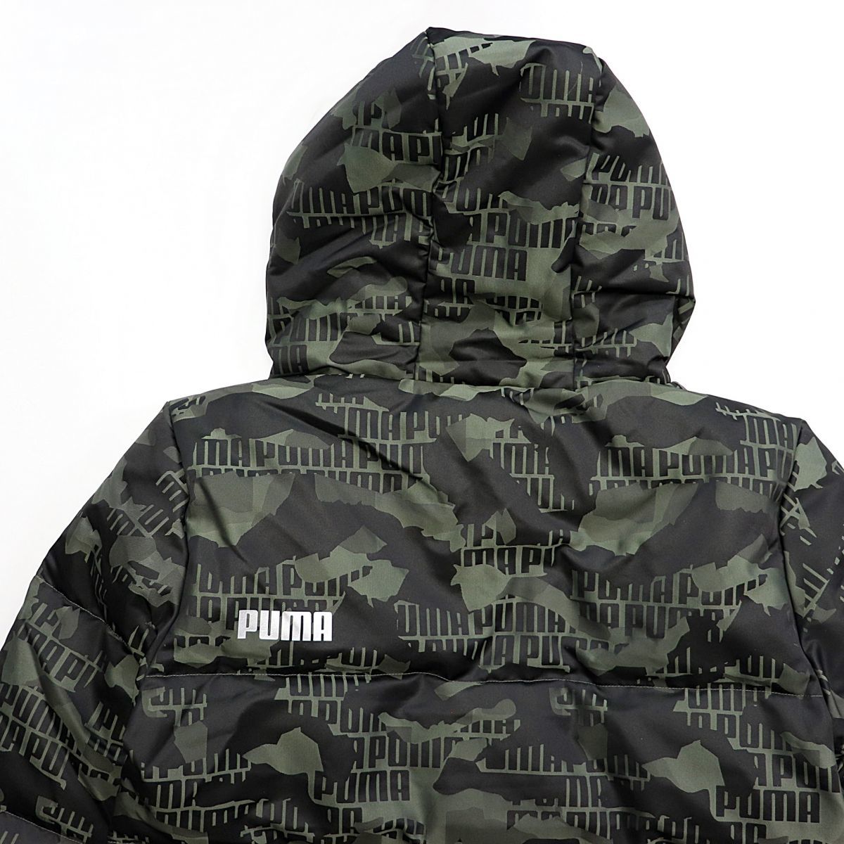 プーマ PUMA ゴルフ PUMA（プーマ） ☆秋防寒対策☆プーマゴルフ☆パディングウーブンフルジップ中綿 ★プーマ PUMA 定価23100円 新品 メンズ 保温 防寒 撥水 迷彩 カモフラ ダウン ジャケット アウター Mサイズ[585532-64-M] 二 壱★QWER★