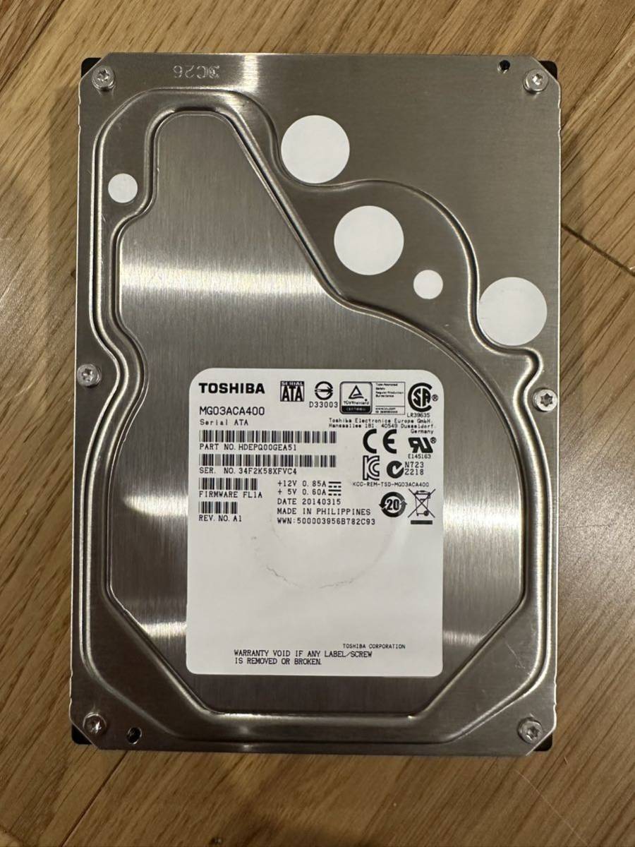 TOSHIBA MD03ACA400 4TB HDD