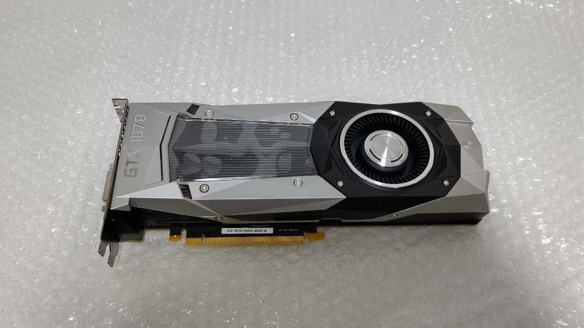 美品 GIGABYTE GTX1070 グラフィックボード グラボ PCI Express NVIDIA