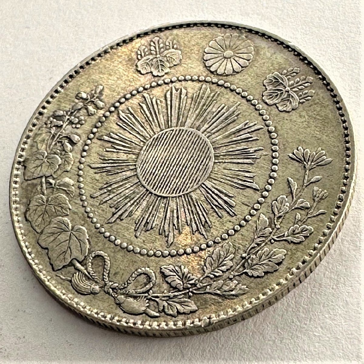 50銭銀貨【明治6年 旭日竜小型 50銭銀貨】レア ヴィンテージ 1円～旭日竜大型50銭銀貨【明治3年】希少 明治3年（1870