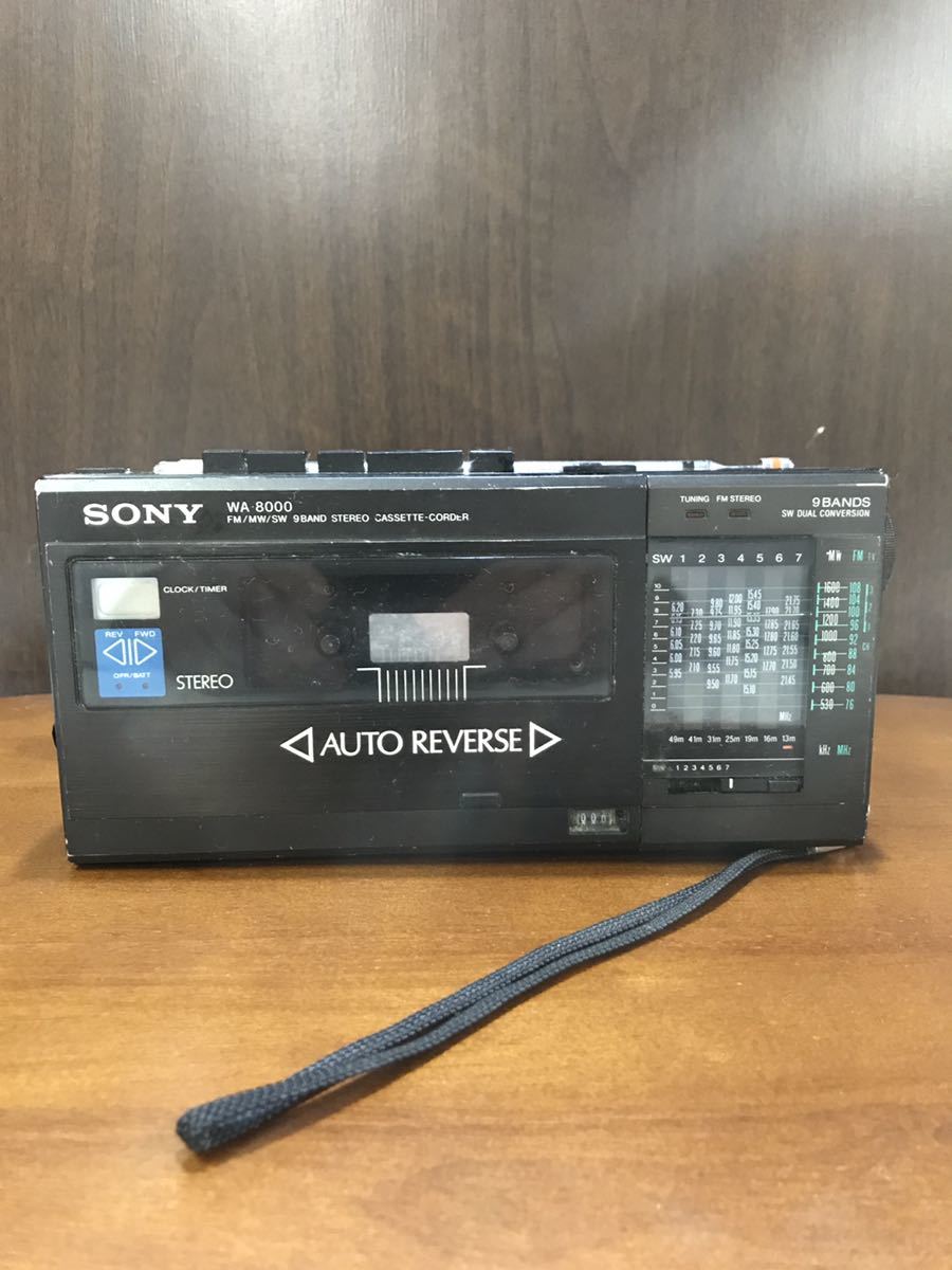 SONY WA-8000 カセットコーダー ジャンク品(録音、再生)｜売買された