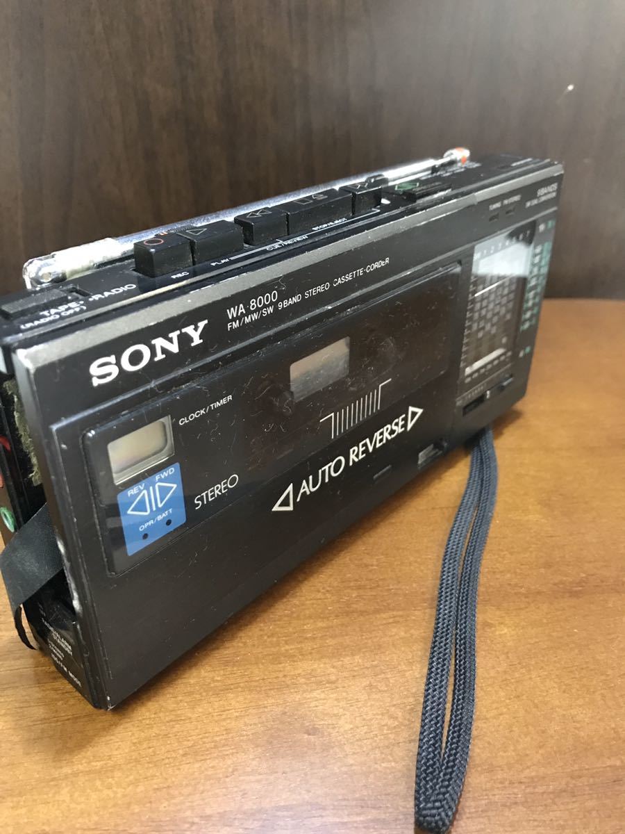SONY WA-8000 カセットコーダー ジャンク品(録音、再生)｜売買された