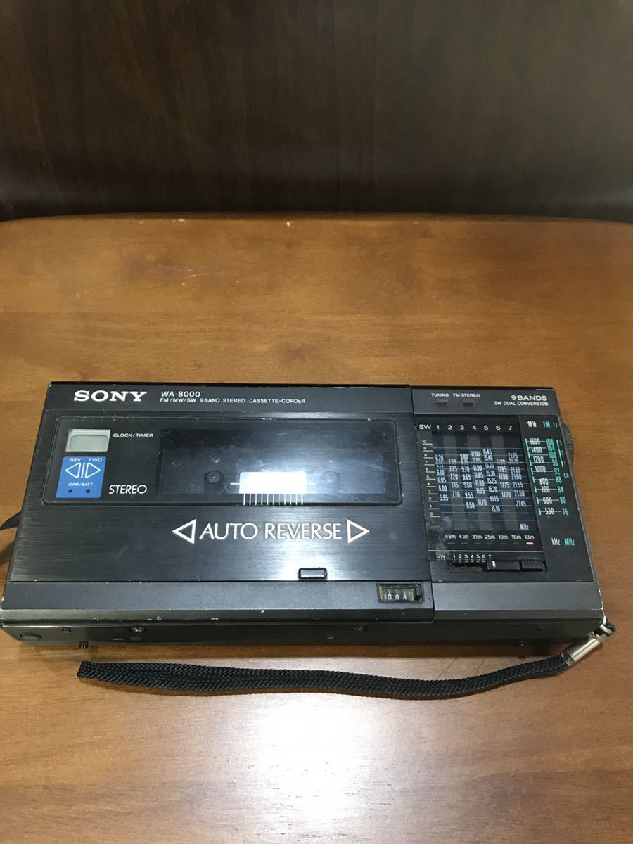 SONY WA-8000 カセットコーダー ジャンク品(録音、再生)｜売買された