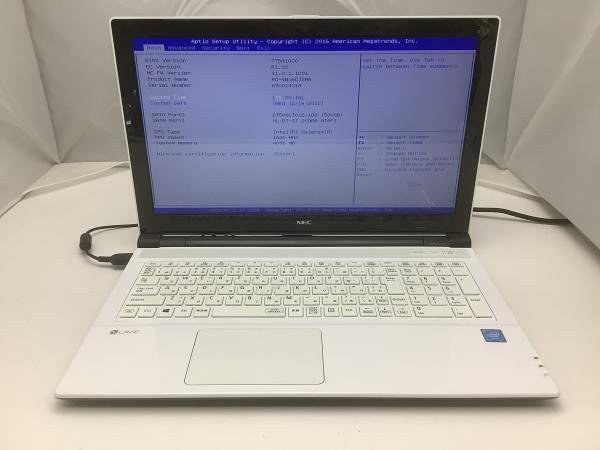 ジャンク!NEC PC-GN16CJSA8○Cel3855U 1.6G 4G 500G NEC LAVIE Direct