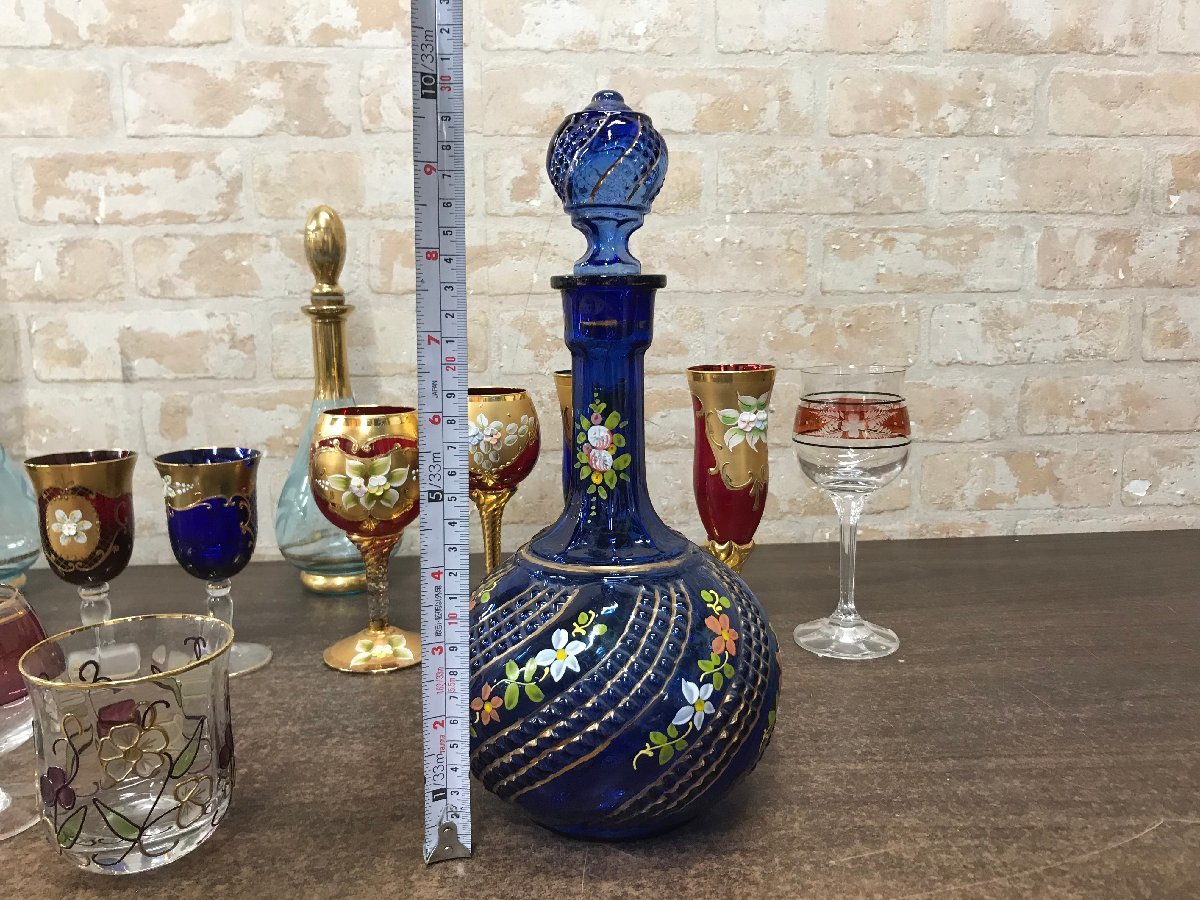 ベネチアングラス ワイングラス 「ベネチアングラス 金彩 セット」工芸 