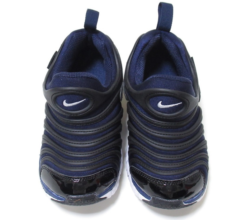 21cm 紺 青 ナイキ ダイナモ フリー PS キッズ スリッポン 子供 靴