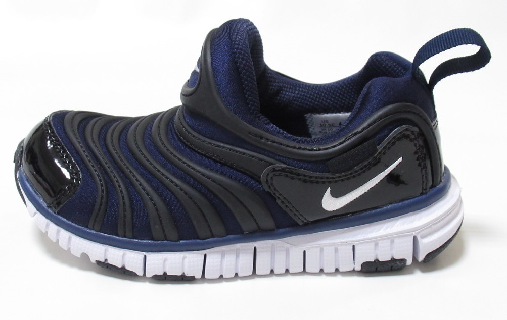 21cm 紺 青 ナイキ ダイナモ フリー PS キッズ スリッポン 子供 靴