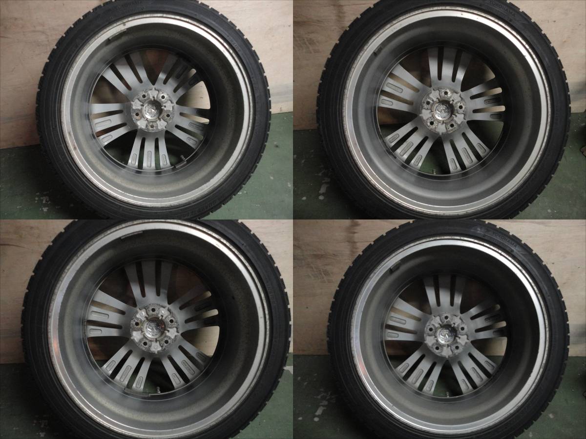 日産　V37　スカイライン　2018年製　245/40R19　ヨコハマ　IG60　純正アルミホイール　4本セット_10