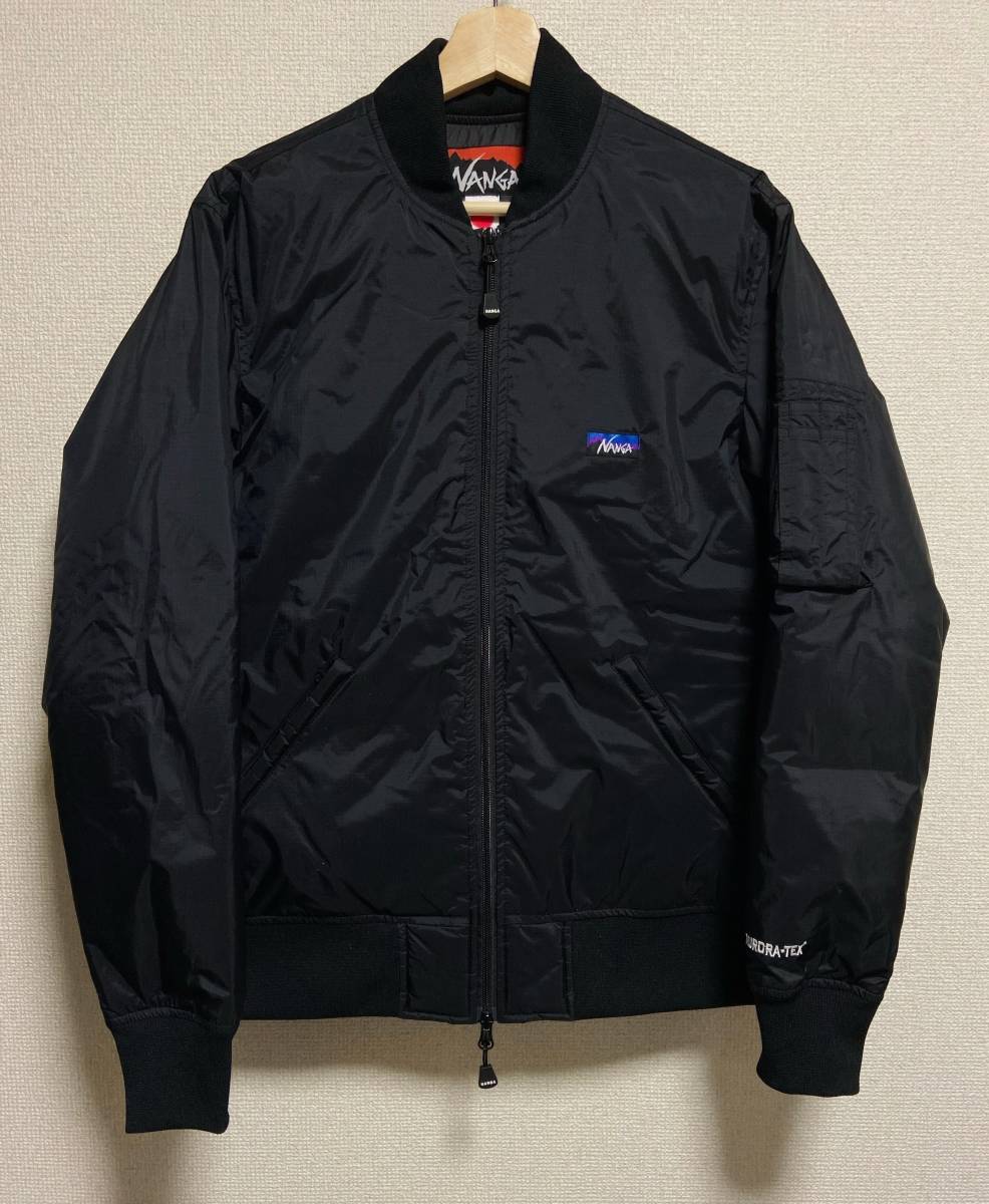 美品 NANGA ナンガ MA-1 AURORA DOWN JACKET サイズM 黒 オーロラ ダウン ジャケット