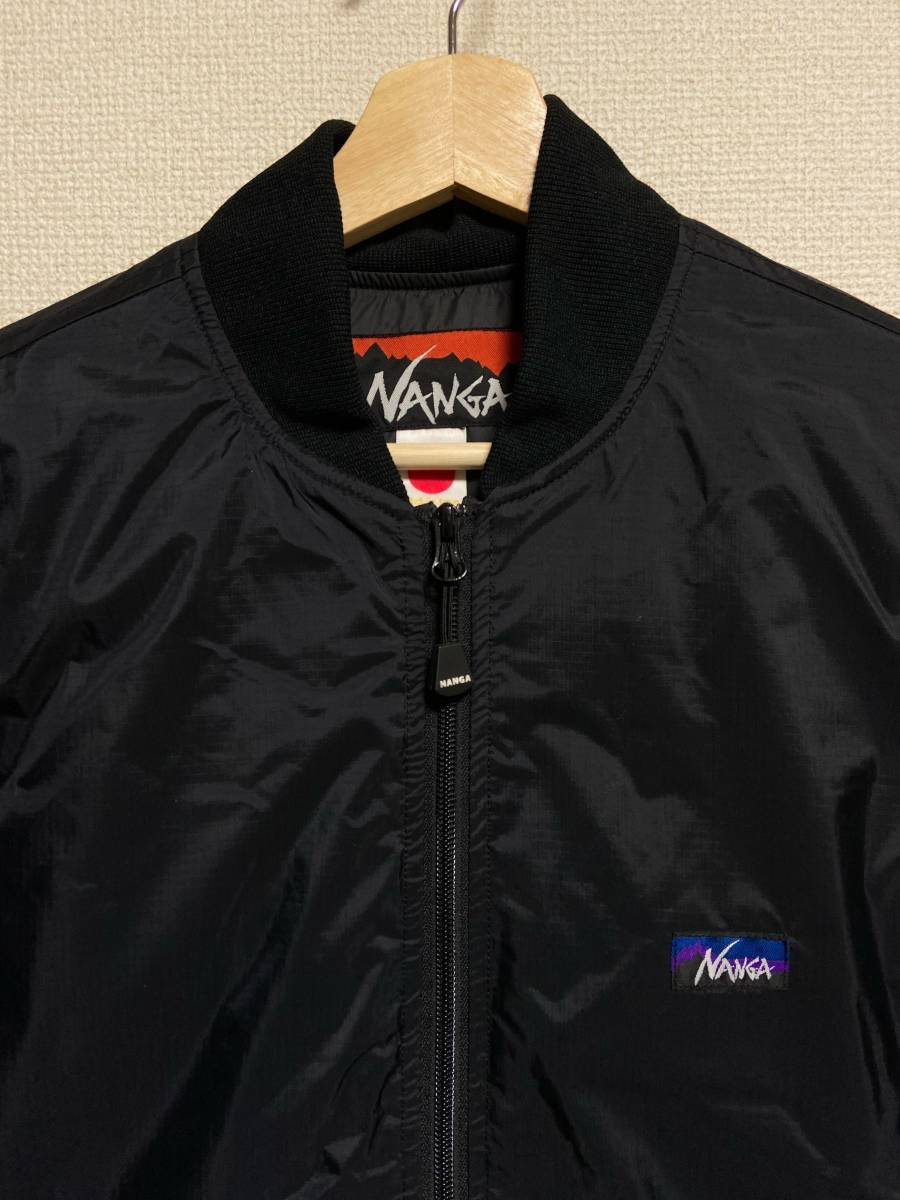 美品 NANGA ナンガ MA-1 AURORA DOWN JACKET サイズM 黒 オーロラ ダウン ジャケット