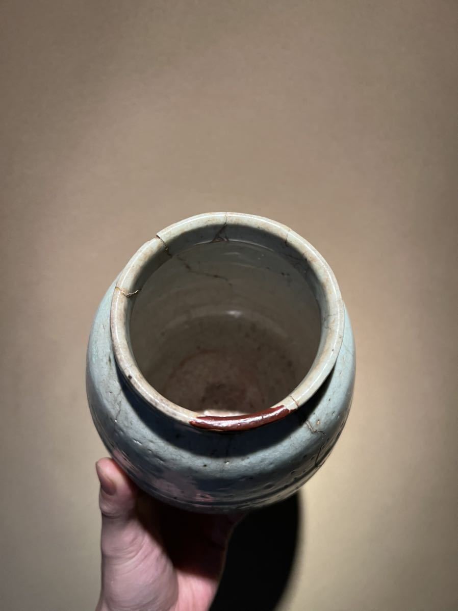 李朝 古伊万里 古唐津 高麗青磁 古九谷 志野 織部 蕎麦茶碗 . 青磁 人形