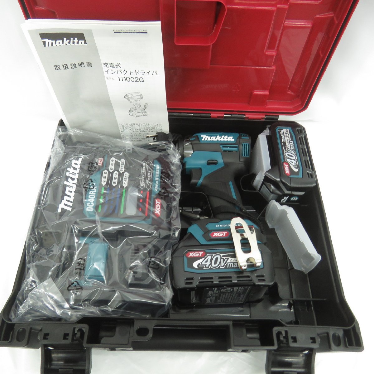  品 makita マキタ 充電式インパクトドライバ TD002GRDX Blue ブルー 40Vmax 2.5Ah 11168750 1218(本体)｜売買されたオークション情報、yahooの商品情報をアーカイブ公開 - オークファン インパクトドライバ