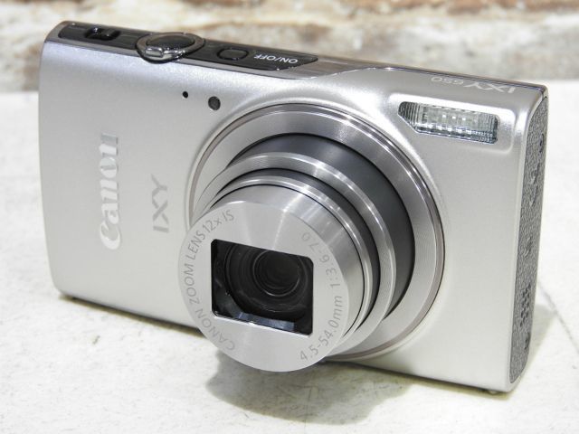 1円〜 中古 Canon IXY 650 シルバー キヤノン コンパクトデジタル