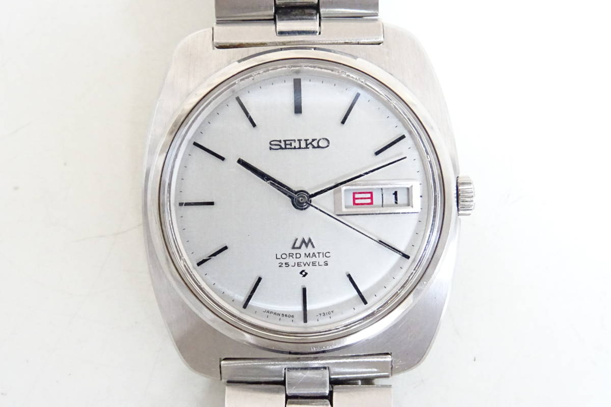 稼働/自動巻/訳アリSEIKO LORDMATIC LM フェイス メンズ腕時計 lmの通販 seiko SEIKO | L o'clock セイコー ロードマチック