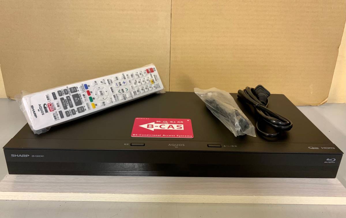 SHARP AQUOS BDレコーダー2B-C10DW1 2021年製 整備品 2026年最新 2B-C10DW1