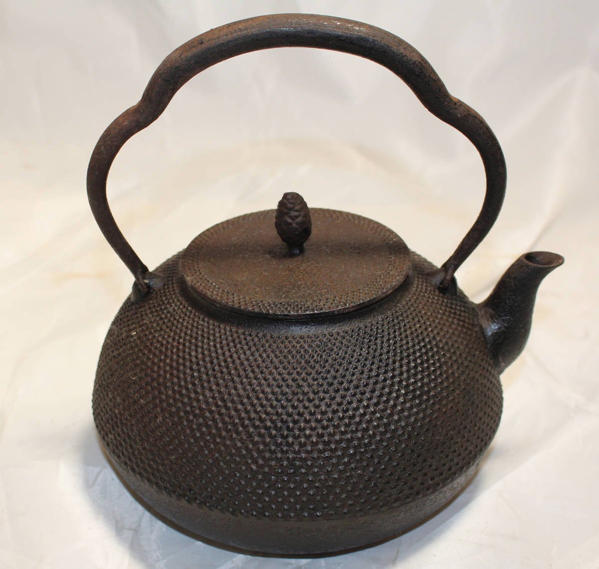 鉄瓶 南部鉄器 照光堂 在銘 - メルカリ 茶道具 煎茶道具 鉄器 南部 