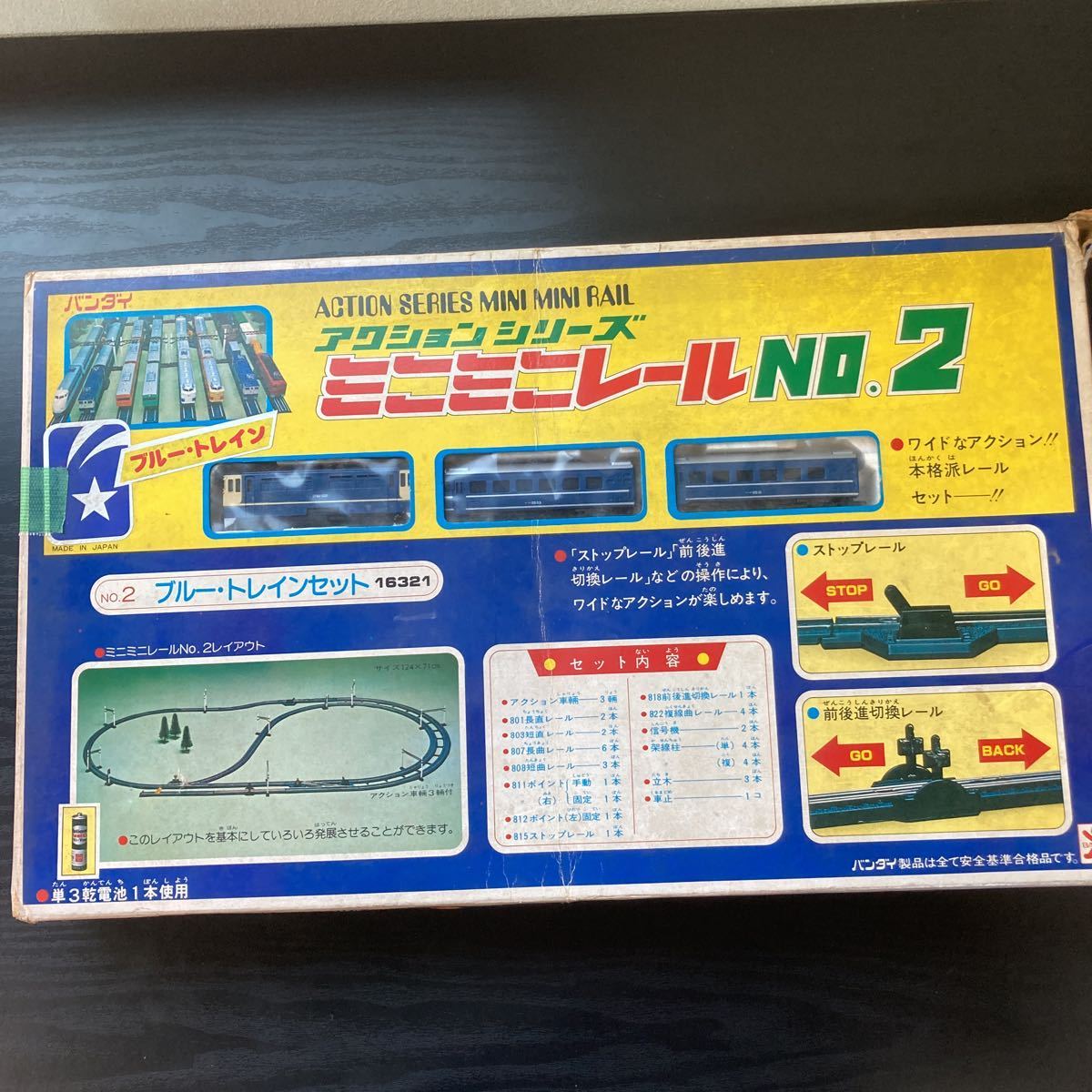 ☆バンダイ ミニミニレールNo.2 ブルートレイン(鉄道模型)｜売買された 